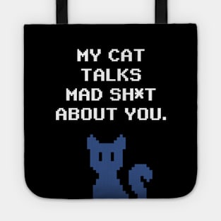 Kitty Talks Trash Tote