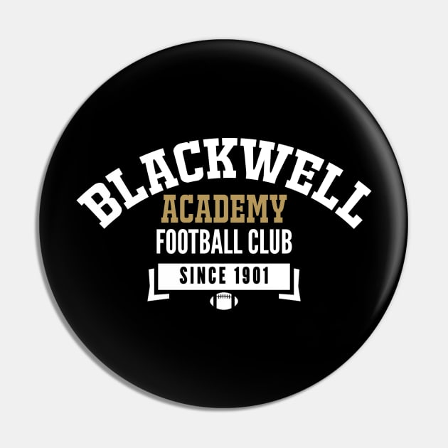 Blackwell Academy Football Club Vintage Design Pin by AniReview