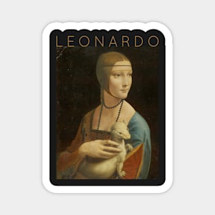 Leonardo da Vinci - Lady With An Ermine Magnet