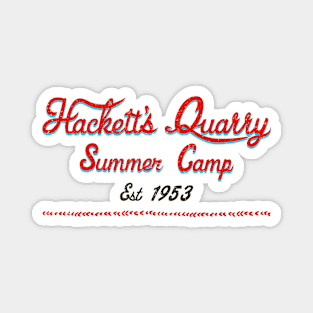 The Quarry. Hackett's Quarry Summer Camp Est 1953 Magnet