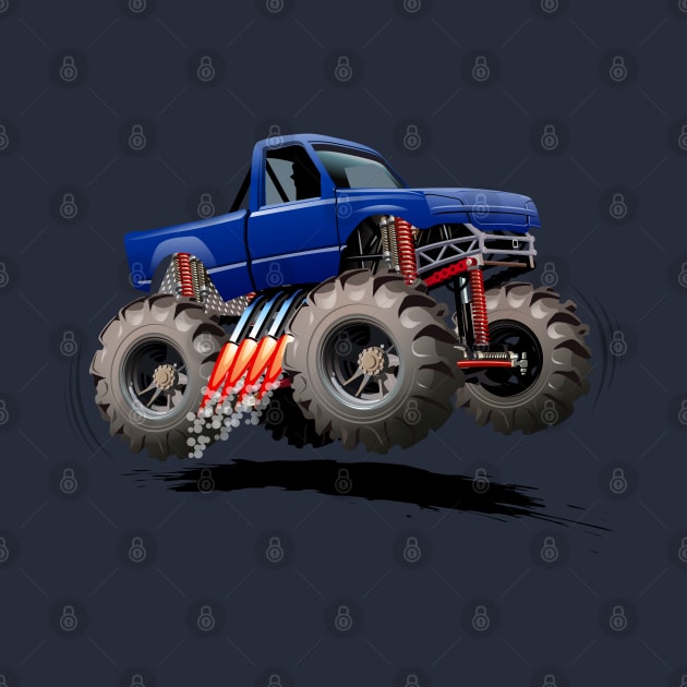 Cartoon Monster Truck by Mechanik