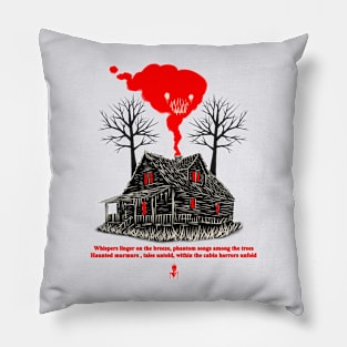 Haunted Cabin Pillow