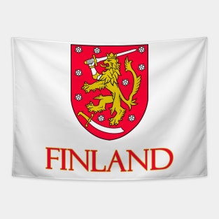 Finland - Finnish Coat of Arms Design Tapestry