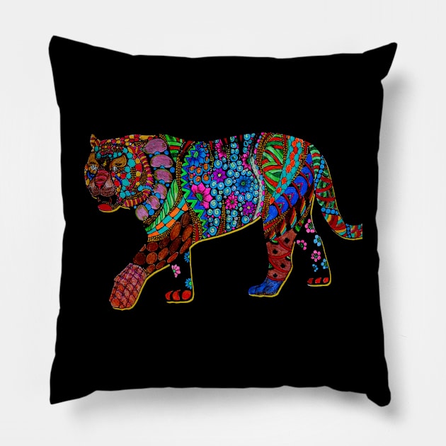 Tigre Neón Pillow by Decoratenorte