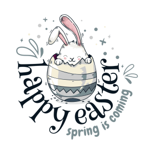 Happy Easter. Cute Easter Bunny best design T-Shirt