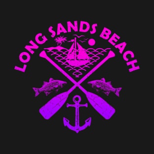 Long Sands Beach, America, Boat Paddle T-Shirt