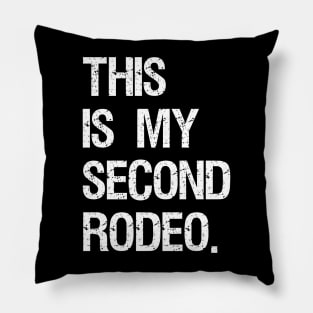 This is my second rodeo. Pillow