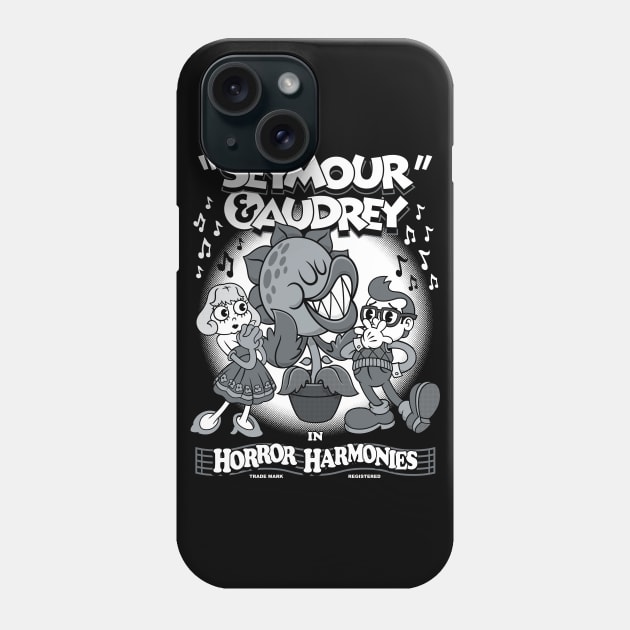 Horror Harmonies - Vintage Cartoon Seymour - Rubber Hose Style Phone Case by Nemons