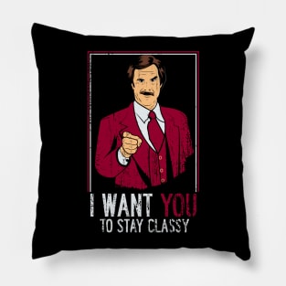 I want you to stay classy Pillow