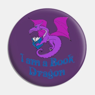 Book Dragon Pin