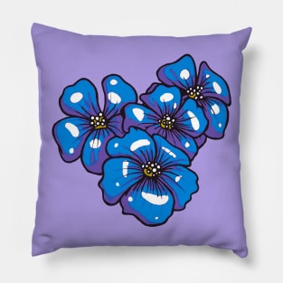 Flax Blossoms Pillow