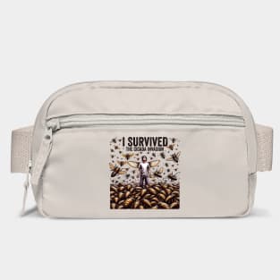 I Survived the Cicada Invasion Funny Cicada Summer Bag