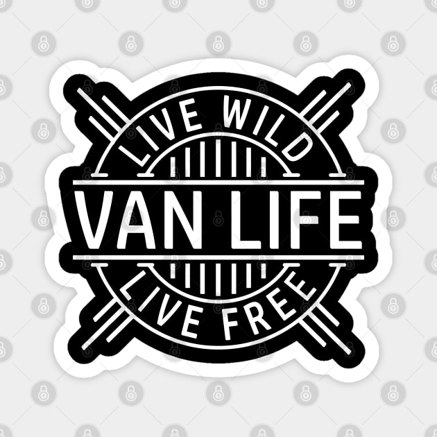 Van Life Magnet by Tshirt Samurai