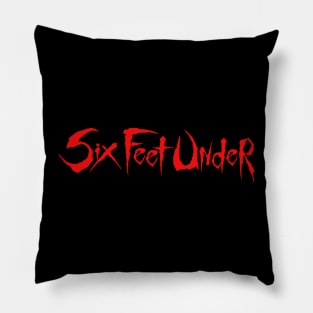 Six Feet Under Logo | Death Metal Pillow