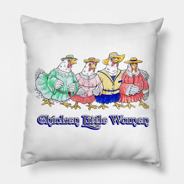 Chicken Little Women Pillow by arichutfles