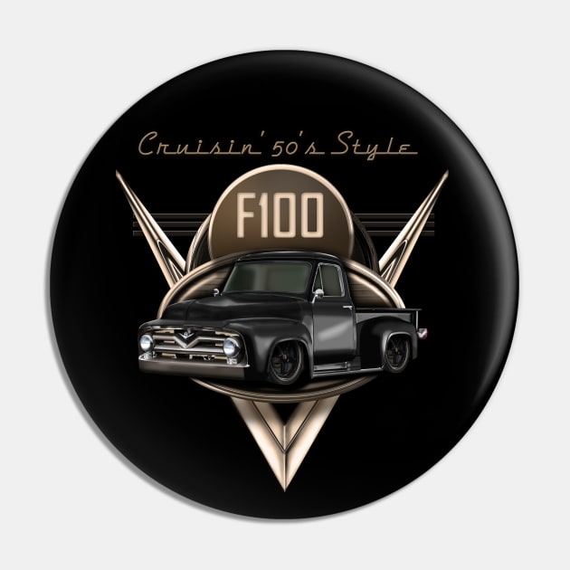 F100 Custom Truck Pin by hardtbonez