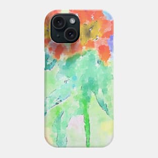 Watercolor garden Phone Case