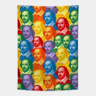 The Bard William Shakespeare All Over Print Tapestry