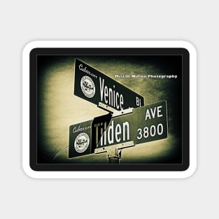 Venice Boulevard & Tilden Avenue, Culver City, California by Mistah Wilson Magnet