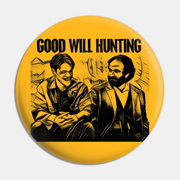 good will hunting Pin by RetroScribbles