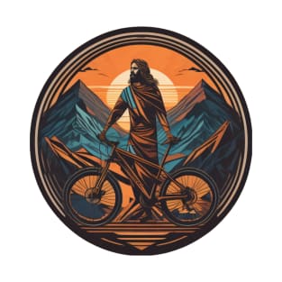 Jesus and his mountain bike T-Shirt