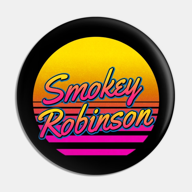 Smokey Personalized Name Birthday Retro 80s Styled Gift Pin by Jims Birds