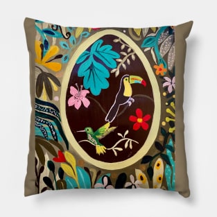 Toucan Egg Pillow