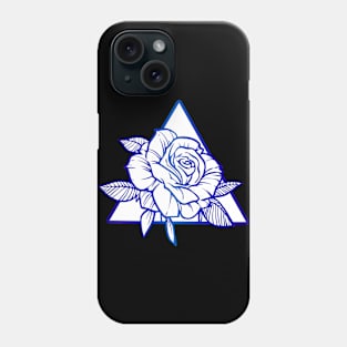 Rose (blue) Phone Case