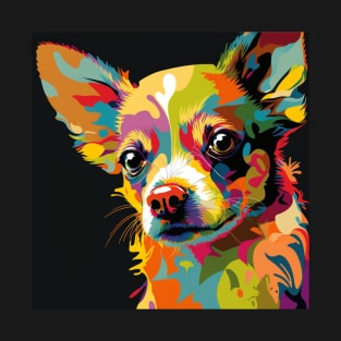 Colorful Chihuahua Art T-Shirt