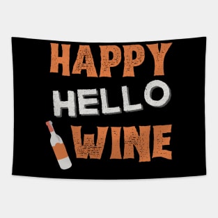 Happy Hallowine. Halloween Costume for Wine Lover. Tapestry