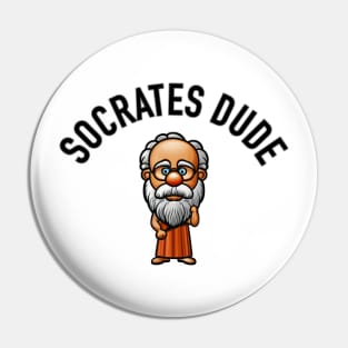 Socrates Dude Pin