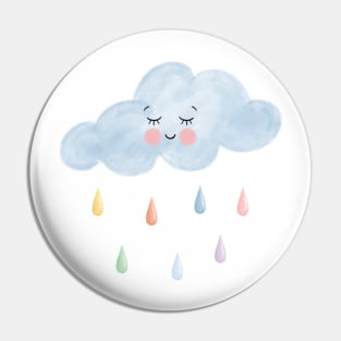 Cute Cloud Pin