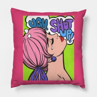 Ugh, Shut Up! Crying Comic Girl Pillow