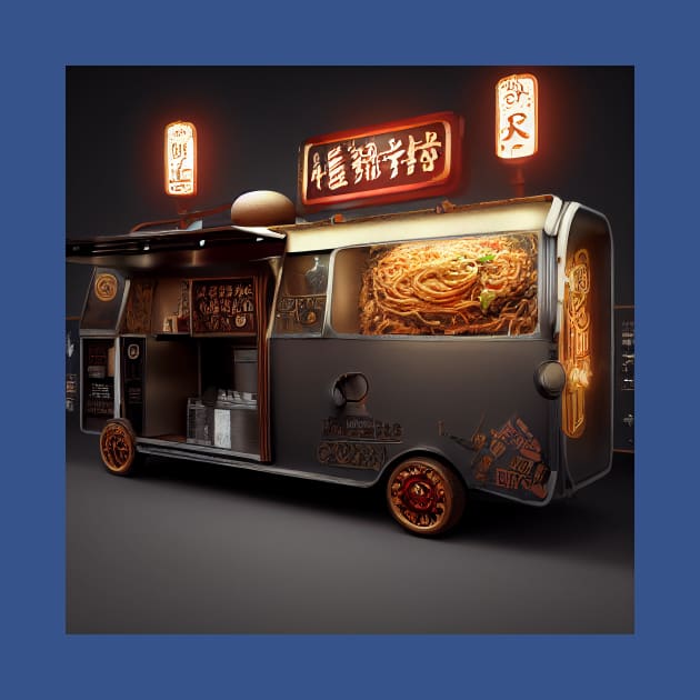 Steampunk Tokyo Ramen Food Truck by Grassroots Green