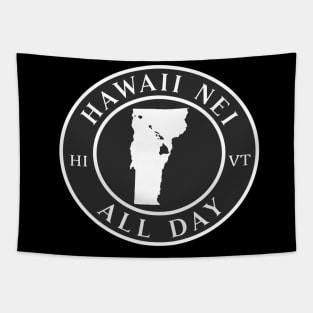 Roots Hawaii and Vermont by Hawaii Nei All Day Tapestry