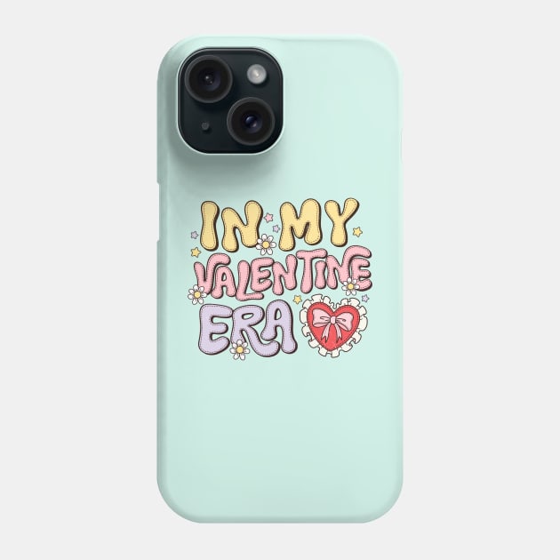 In My Valentine Era Retro Vintage Style Love Happy Valentines Day Phone Case by Pop Cult Store