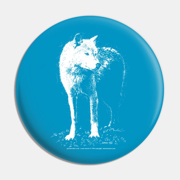 white wolf - grandmother wolf Pin by drumweaver