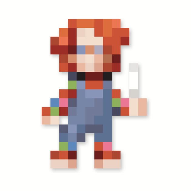 Chucky low-res pixelart by JinnPixel