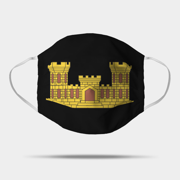 Us Army Corps Of Engineers Corps Castle Corps Castle Mask Teepublic
