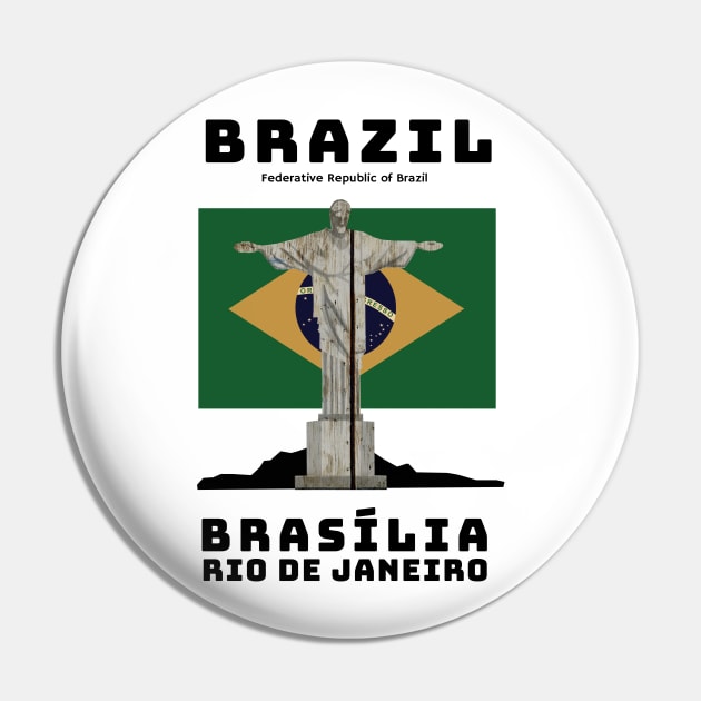 make a journey to Brazil Pin by KewaleeTee
