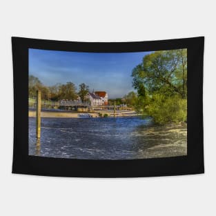 Hambleden Mill And Weir On The Thames Tapestry