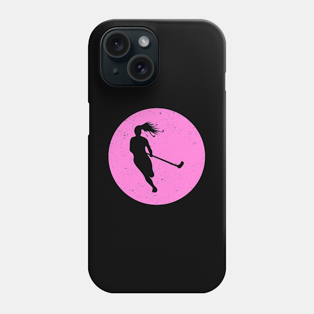 floorball player Phone Case by Johnny_Sk3tch