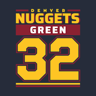 Denver Nuggetsss Green 32 Edition Varsity 2 T-Shirt