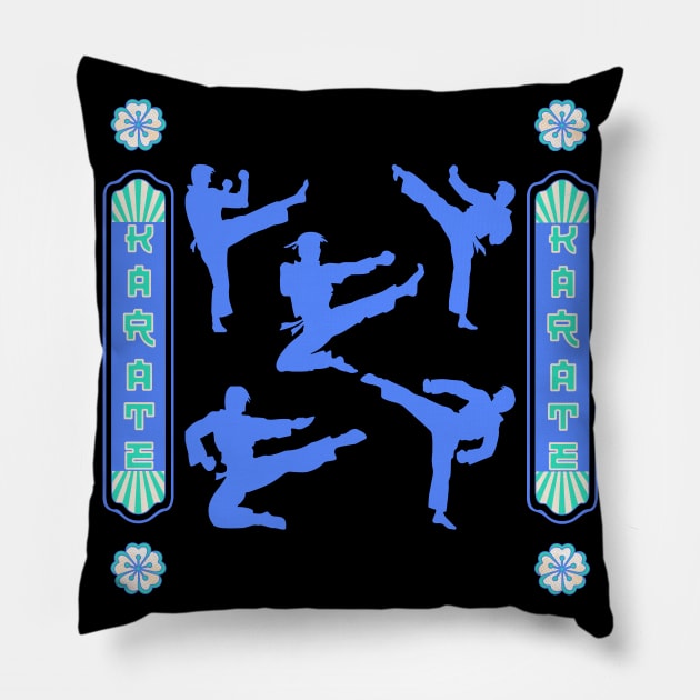 Japanese Karate Martial Arts Japanese Men 683 Pillow by dvongart