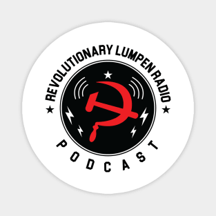 Revolutionary Lumpen Radio - RED Hammer & Sickle Magnet