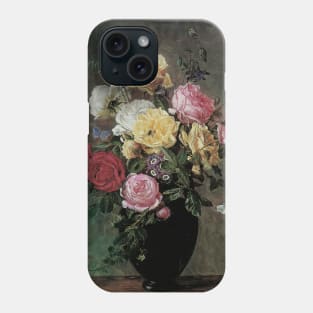 Still Life with Flowers in a Vase by Olaf August Hermansen Phone Case