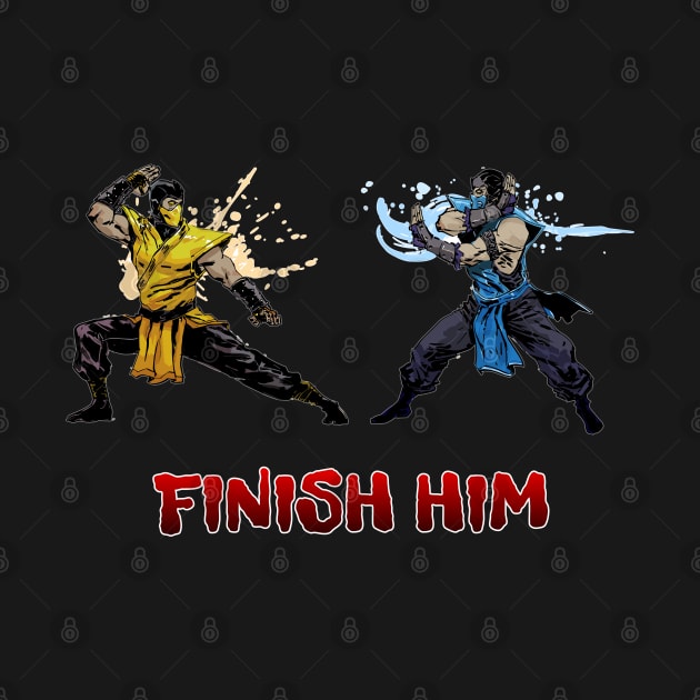 Mortal Kombat - Scorpion vs Sub-Zero by Artevak