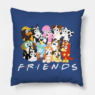 Friends Bluey Pillow