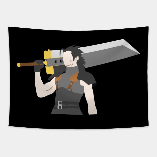 Outstanding Zack Fair Minimalistic Tapestry by Kidrock96