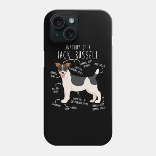 Jack Russell Terrier Dog Anatomy Phone Case